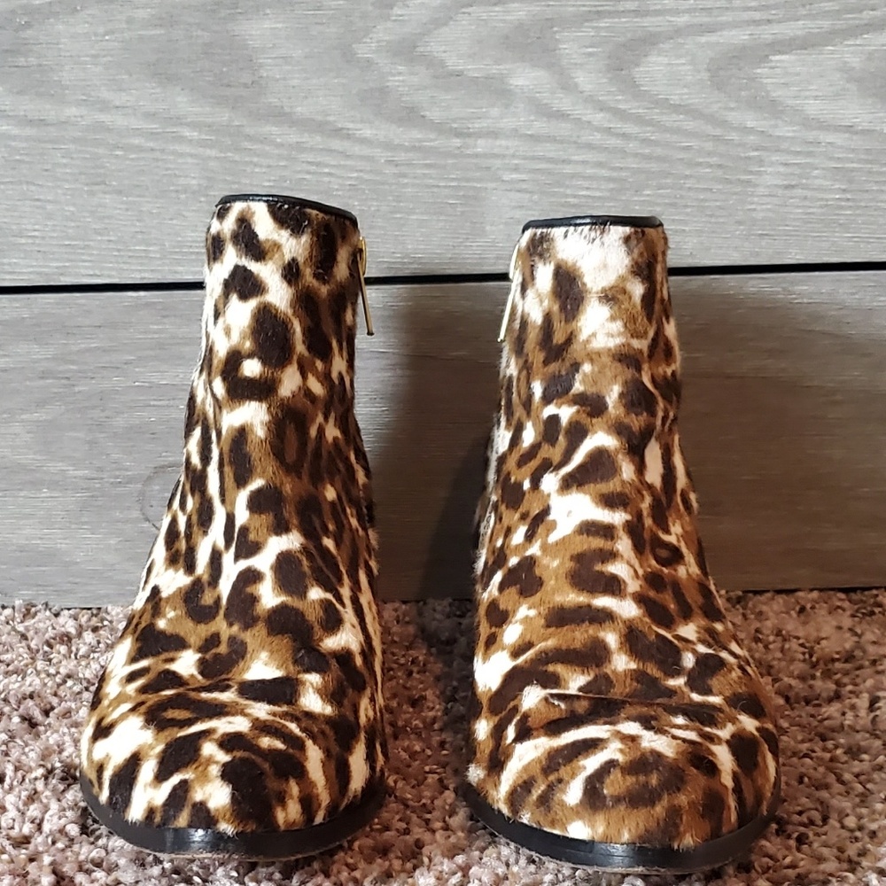 J.Crew Collection Sienna Leopard Calf Hair Boots - Picture 3 of 8